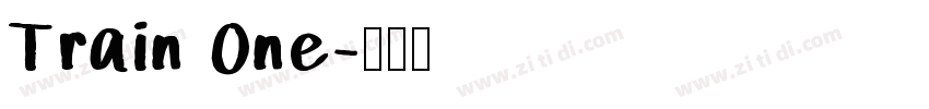 Train One字体转换